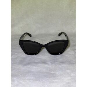 LOFT Sunglasses Women OS Black Excellent Cat Eye LG56288-B-S Retro Chic Shades
